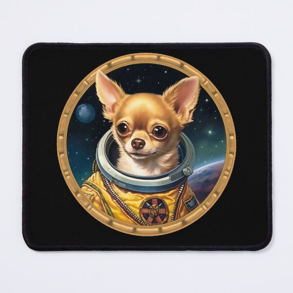 Item preview, Chihuahua In Space Dog Astronaut Space Explorer designed and sold by Basti09.