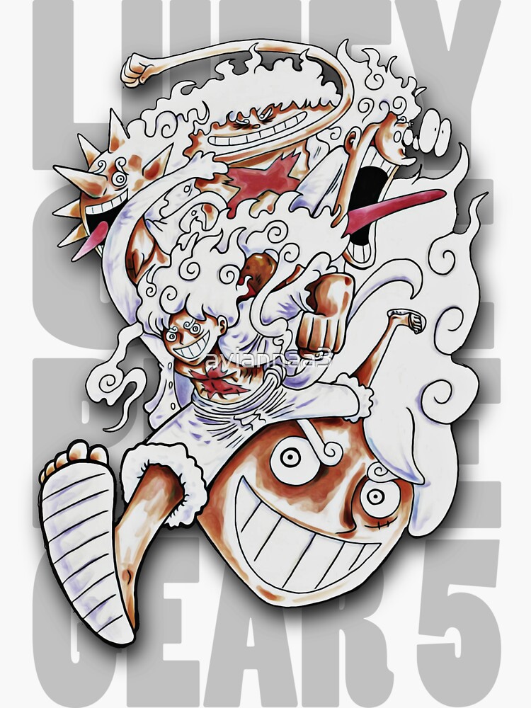 One Piece Luffy Gear 4 Stickers , gears 4 luffy 