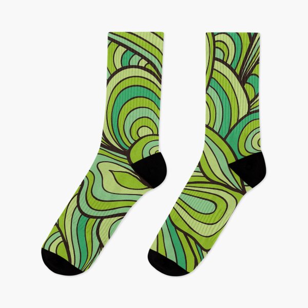 Item preview, Vibrant Shades of Greens Semi-Flow Pattern  designed and sold by artistevt.