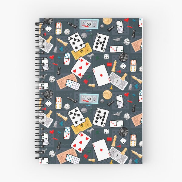 Item preview, Family Game Night pattern - Navy designed and sold by Quick Brown Fox Canada.
