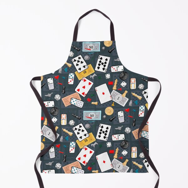 Item preview, Family Game Night pattern - Navy designed and sold by Quick Brown Fox Canada.