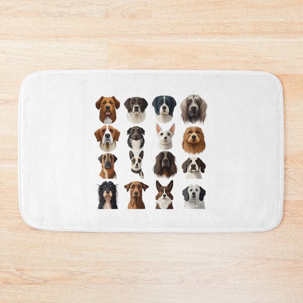 Item preview, Headshots of a collection of dogs designed and sold by naturemenagerie.