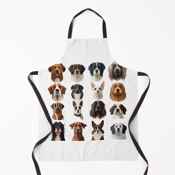 Item preview, Headshots of a collection of dogs designed and sold by naturemenagerie.