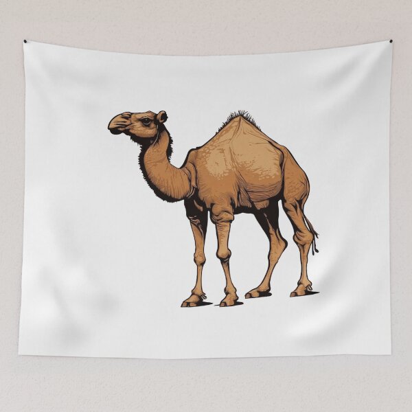 Item preview, A camel standing still designed and sold by naturemenagerie.