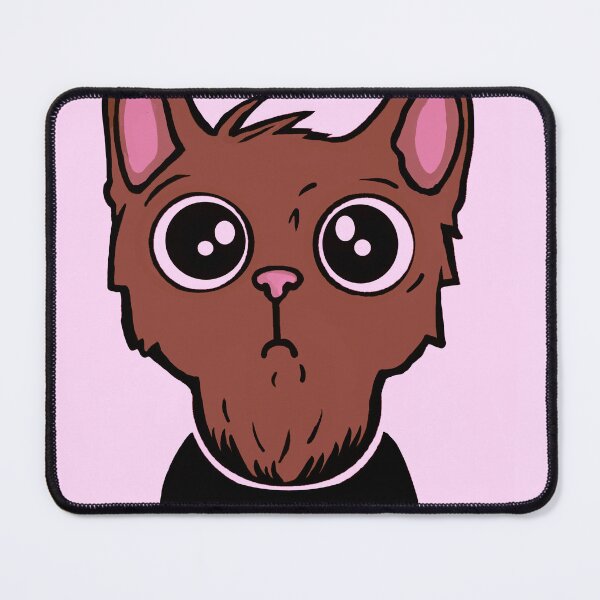 Item preview, Brown cat With Pink backround designed and sold by Animo Pack.