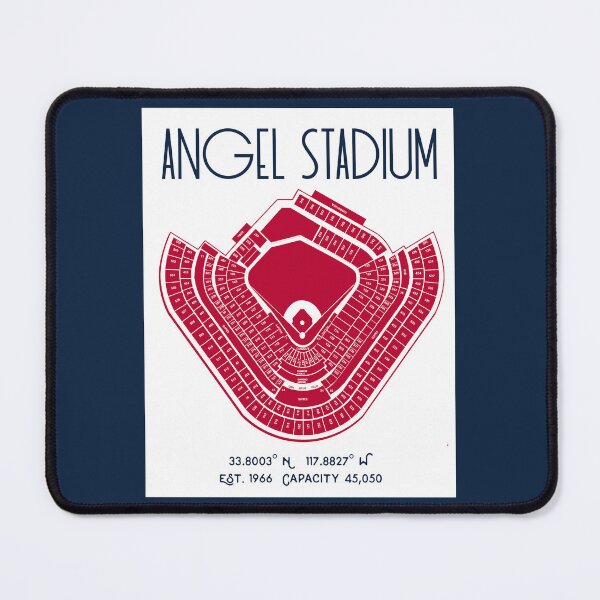 Item preview, Los Angeles Anaheim Angels Stadium Baseball designed and sold by Birch Trail Boutique.