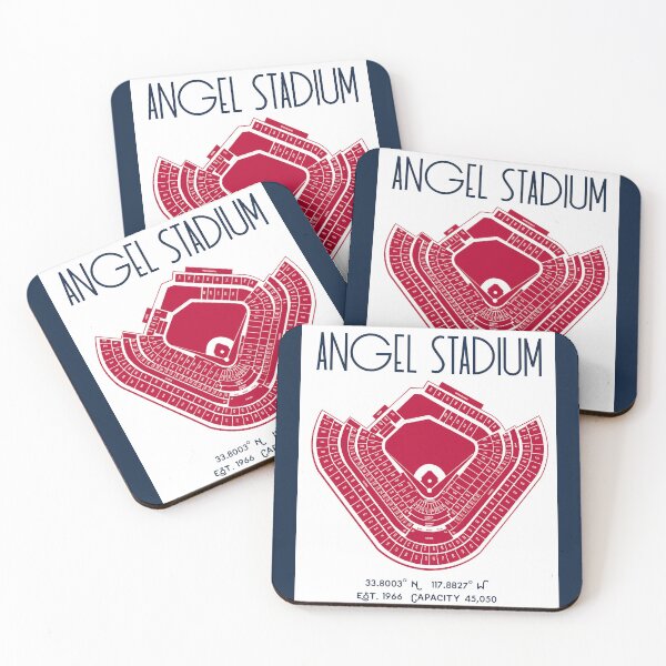 Item preview, Los Angeles Anaheim Angels Stadium Baseball designed and sold by Birch Trail Boutique.
