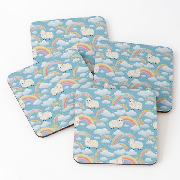 Item preview, Rainbow cloud sheep designed and sold by InkishDelight.