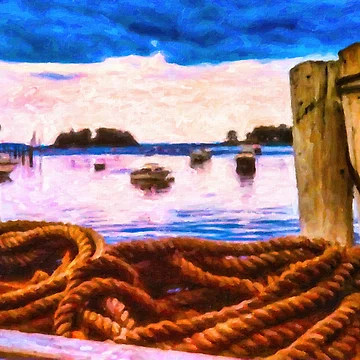 Artwork thumbnail, Sea Rope by Glenburn Graphics