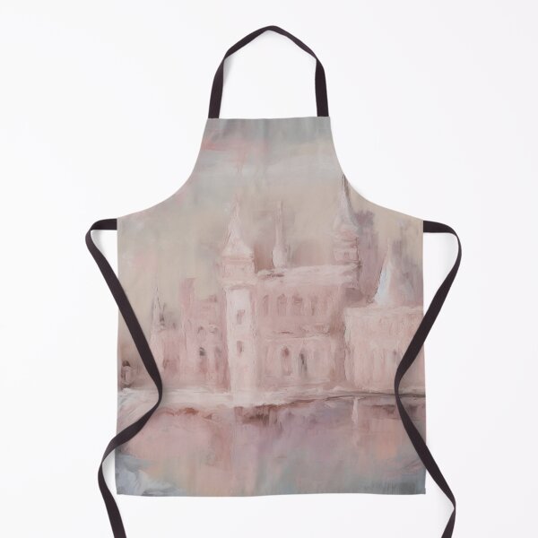 Item preview, Coquette aesthetic vintage painting of pink castle designed and sold by Coquette Art.