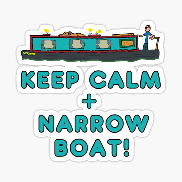 Item preview, Keep Calm Narrowboat designed and sold by Mark-Ewbie.