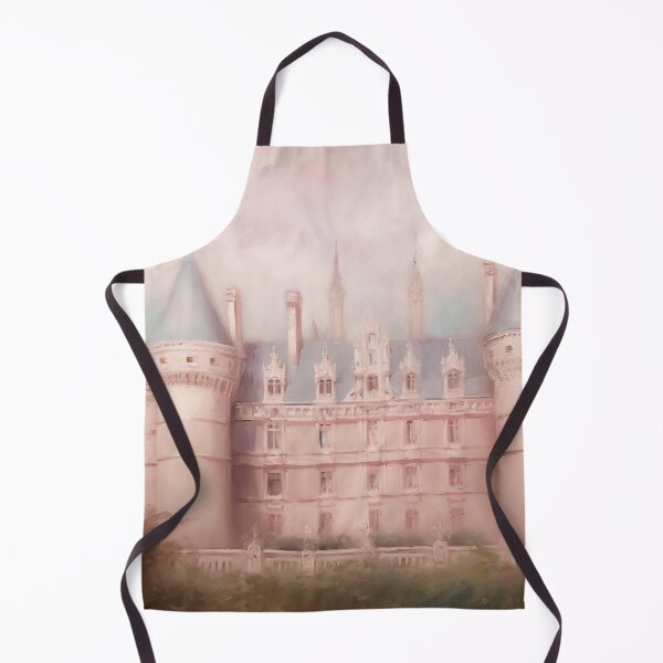 Item preview, Coquette aesthetic vintage painting of pink castle designed and sold by Coquette Art.