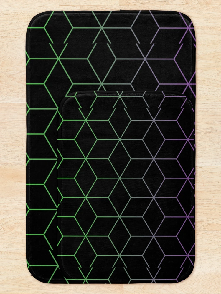 Thumbnail 5 of 6, Bath Mat, Modular Abstract Pattern designed and sold by Megaera8.
