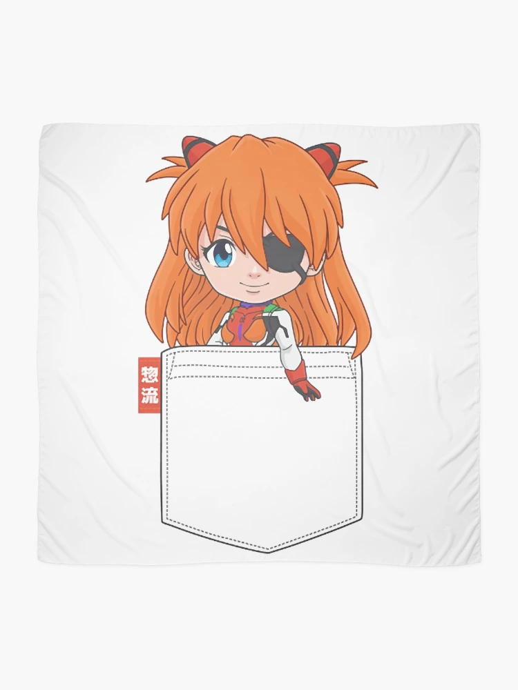 Thumbnail 2 of 3, Scarf, Asuka Pocket Chibi designed and sold by RoderickDoyle.