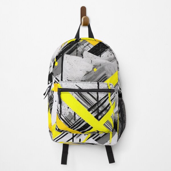 Item preview, Urban Labyrinth: Graffiti Cubes in Monochrome & Yellow designed and sold by PaintbrushPlace.