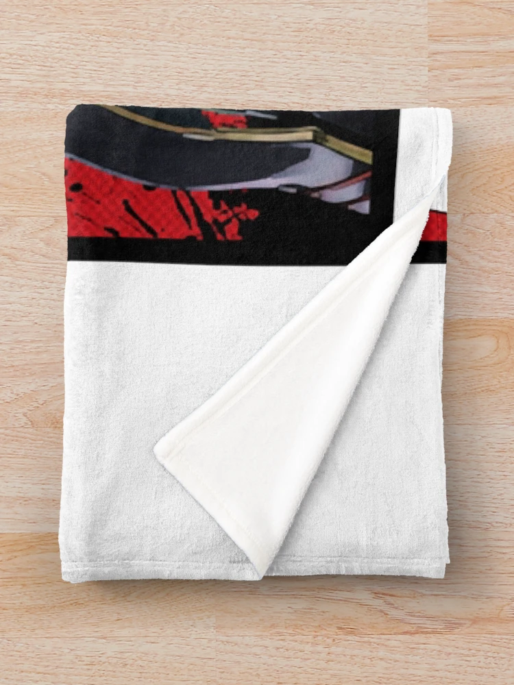 Thumbnail 3 of 6, Throw Blanket, Asuka Red Design v1 designed and sold by RoderickDoyle.