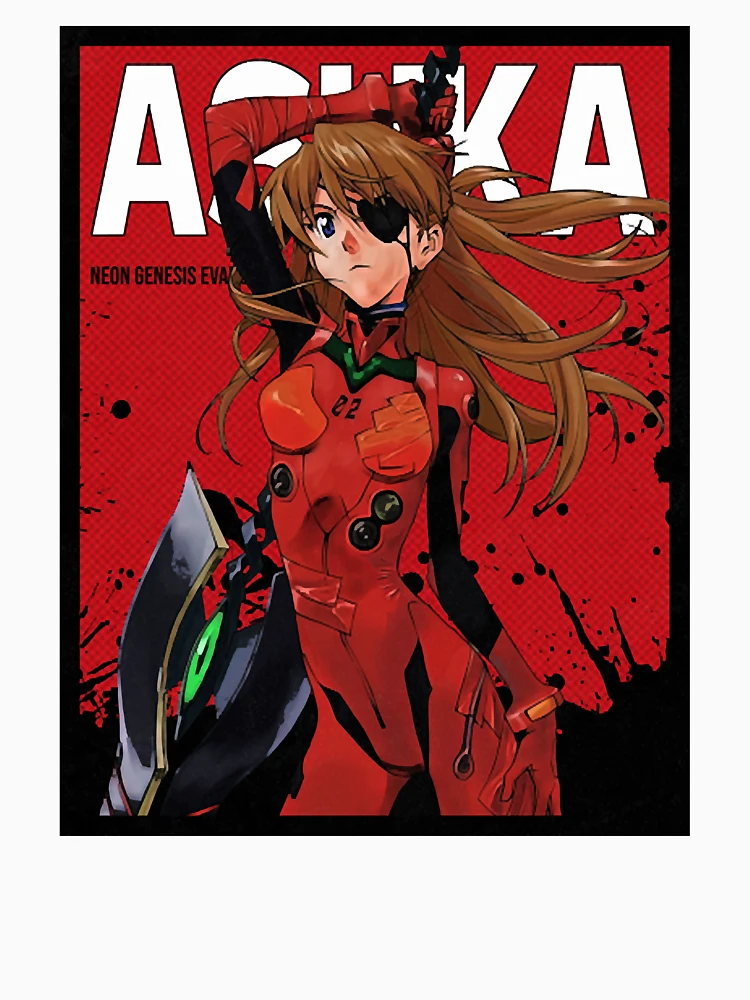 Aperçu 6 sur 6. Sweat à capuche épais avec l'œuvre Asuka Rouge Design v1 créée et vendue par RoderickDoyle.