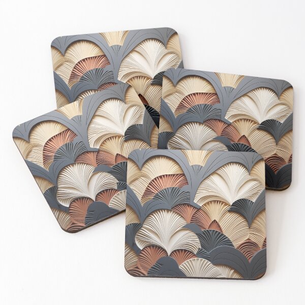 Item preview, Scandi luxe: Art Deco paper art with Nordic flair designed and sold by midmonty.
