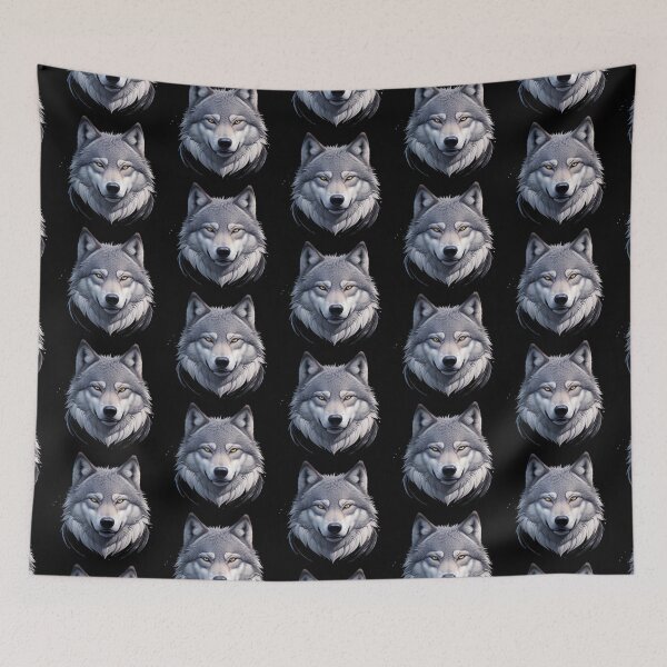 Item preview, wolf, furry, sticker, cartoon style, t shirt design, fantastic and intricate details, fantasy concept art, 8k resolution, oil painting, splash screen, strong strokes, family designed and sold by wolfeditor.