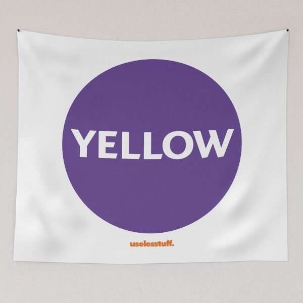 Item preview, 16235-03-ALL – Strange Colours – Yellow designed and sold by Uselesstuff.