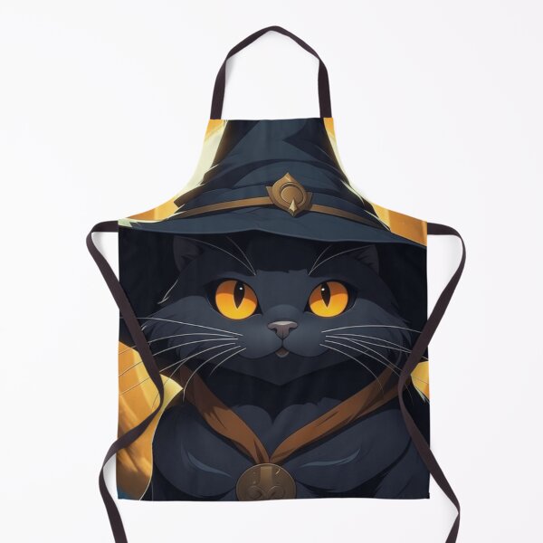 Item preview, Black Cat in a Witch Hat designed and sold by EVA4designs.