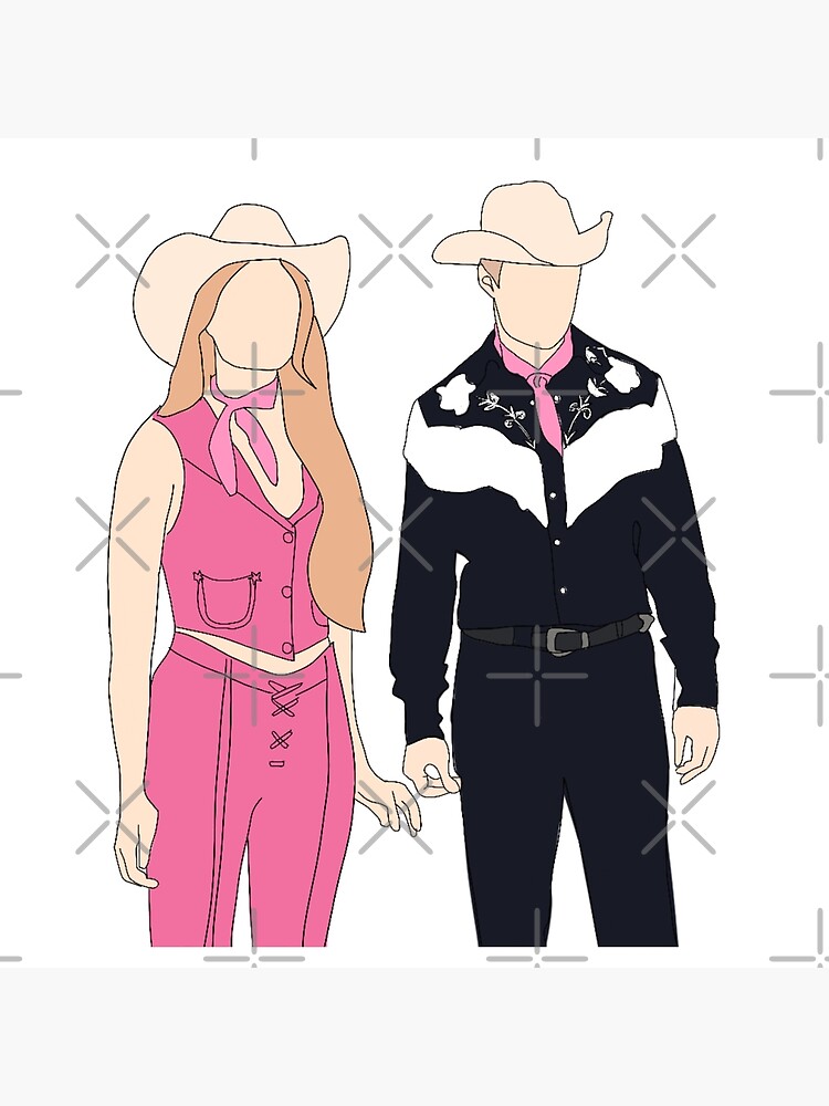 Barbie and Ken fanart Art Board Print