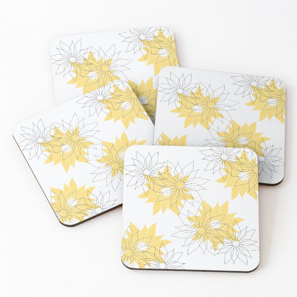 Item preview, Golden Floral Print designed and sold by lezell.