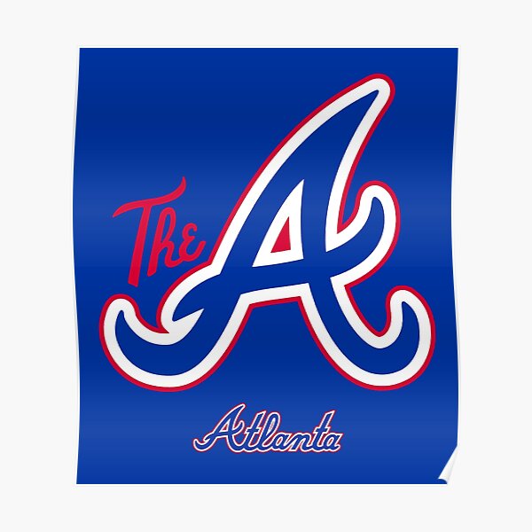 Atlanta Braves Boys Decor Joc Pederson Poster Atlanta Braves 