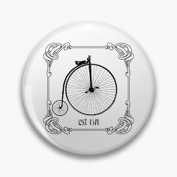 Item preview, Art Nouveau Penny Farthing Black designed and sold by kernowerno.