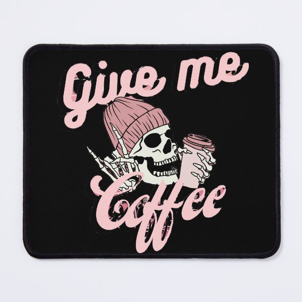 Aperçu de l'œuvre Donnez-moi du café Un crâne veut du café créée et vendue par Rhmony.