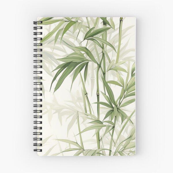 Item preview, Delicate bamboo pattern in soft green tones designed and sold by AI-Zauberwelt.