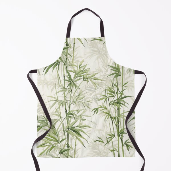 Item preview, Delicate bamboo pattern in soft green tones designed and sold by AI-Zauberwelt.