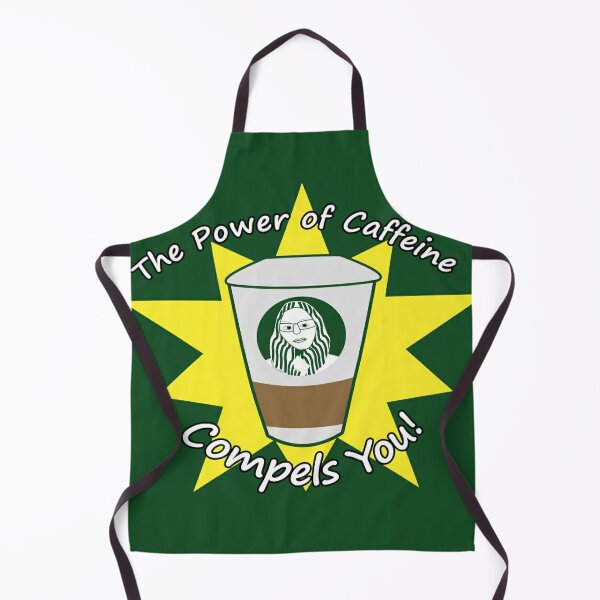 Tablier Cuisine Premium Blanc Star Wars Coffee - Starbucks Parodie