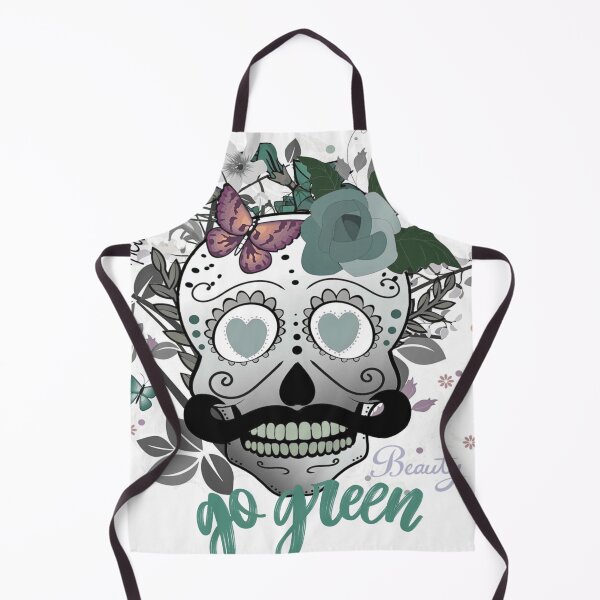 Artikelvorschau, Totenkopf „Go green“ entworfen und verkauft von inarausch2023.