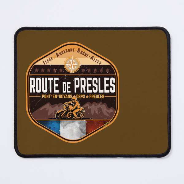Item preview, Route de Presles Isère Balcony Road Sticker T-Shirt 02 designed and sold by OuterShellUK.