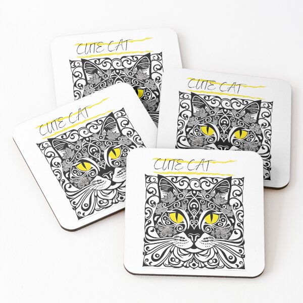 Item preview, CUTE CAT ,Elegant, sophisticated, and artistic. designed and sold by Spartan19.