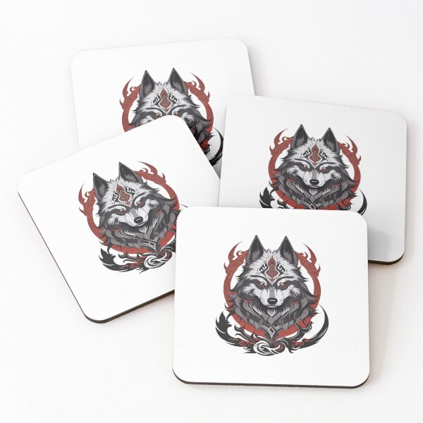Item preview, Grey Wolf Vector Style Logo designed and sold by NordicBadger.
