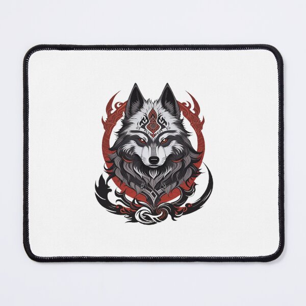 Artikelvorschau, Grauer Wolf, Vektor-Stil-Logo entworfen und verkauft von NordicBadger.