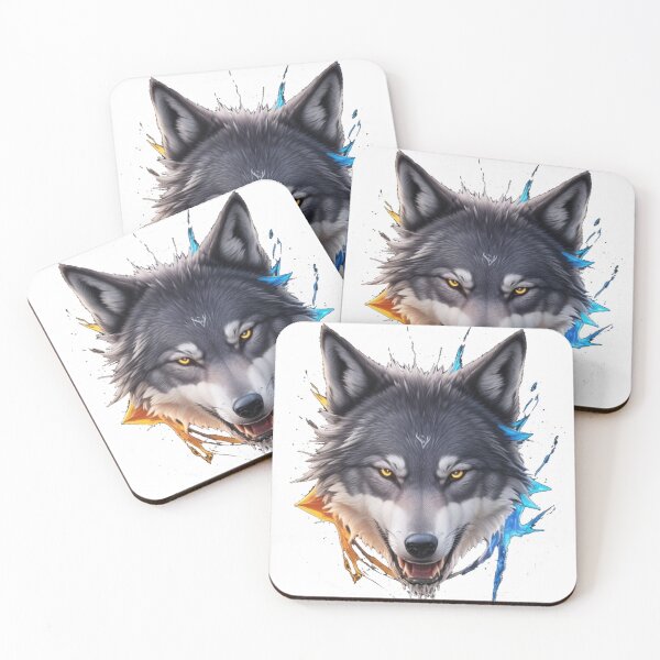 Item preview, wolf, furry, sticker, cartoon style, t shirt design, fantastic and intricate details, fantasy concept art, 8k resolution, oil painting, splash screen, strong strokes, family designed and sold by wolfeditor.