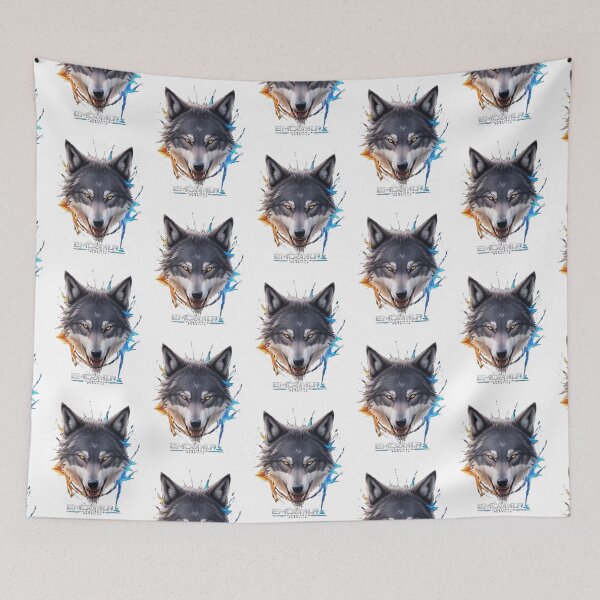 Item preview, wolf, furry, sticker, cartoon style, t shirt design, fantastic and intricate details, fantasy concept art, 8k resolution, oil painting, splash screen, strong strokes, family designed and sold by wolfeditor.