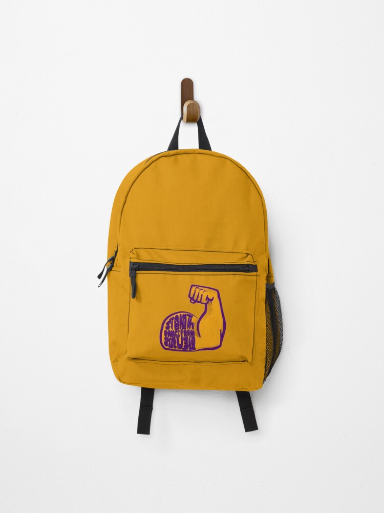 Thumbnail 1 of 3, Backpack, Strength Comes from struggle designed and sold by Inkonicc.