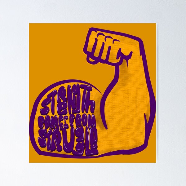 Item preview, Strength Comes from struggle designed and sold by Inkonicc.