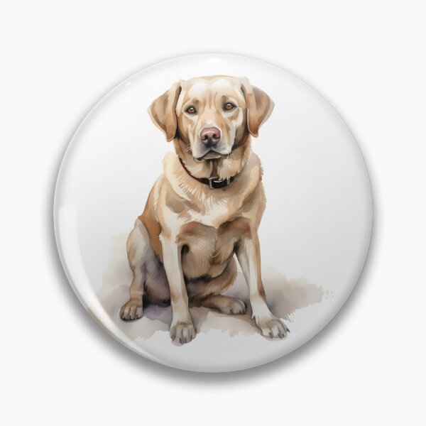Item preview, Labrador Brunno in Watercolor designed and sold by Camilo Osorio Pardo.