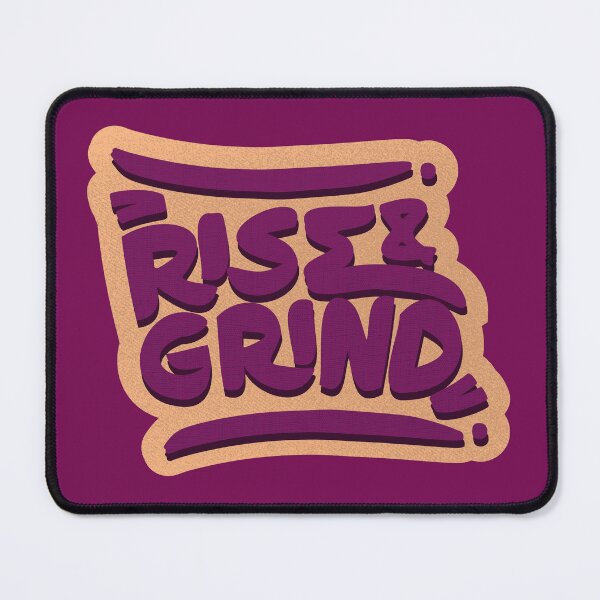 Aperçu de l'œuvre Rise and Grind - Conception motivationnelle créée et vendue par Inkonicc.