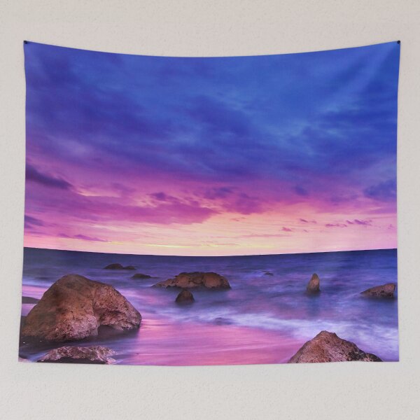 Item preview, Rocks in Water at Sunset, Playa del Peñón del Cuervo designed and sold by thespecialtyhub.