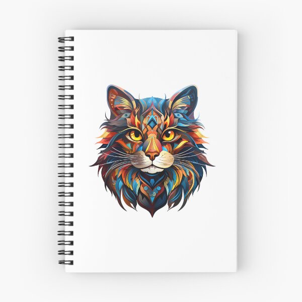 Item preview, Geometric Feline Elegance: Cat in Abstract Art designed and sold by hamishby.