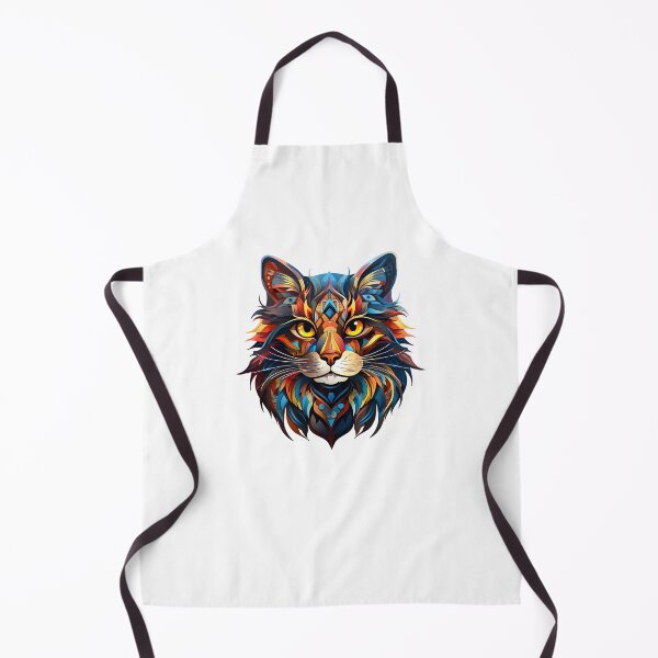 Item preview, Geometric Feline Elegance: Cat in Abstract Art designed and sold by hamishby.