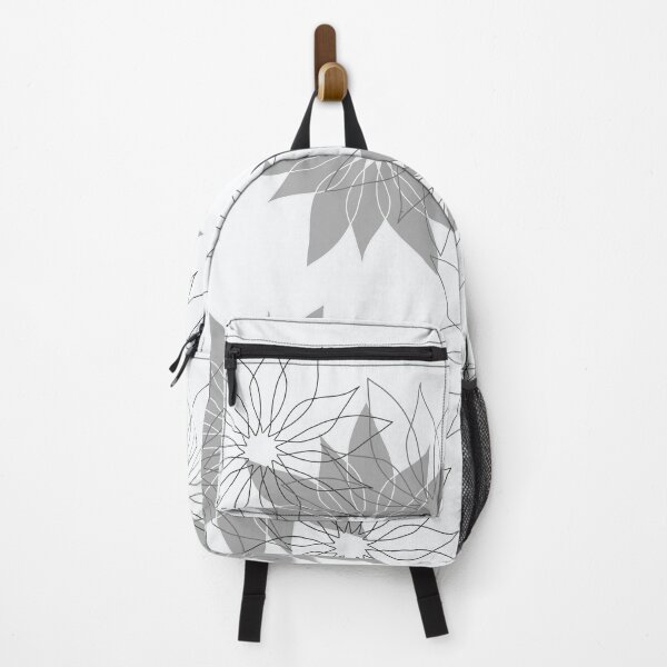 Item preview, Gray Floral Print designed and sold by lezell.