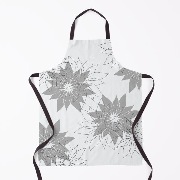 Item preview, Gray Floral Print designed and sold by lezell.