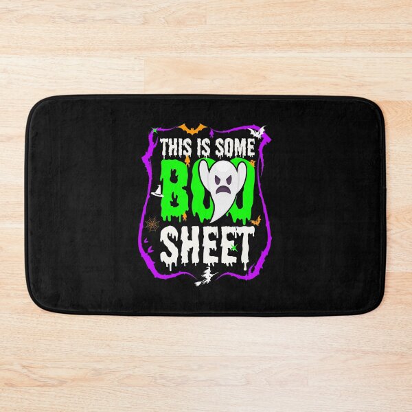 Item preview, Funny Halloween Saying This is Some Boo-Sheet Creepy Colorful Spooky Ghost designed and sold by Salmaniix.